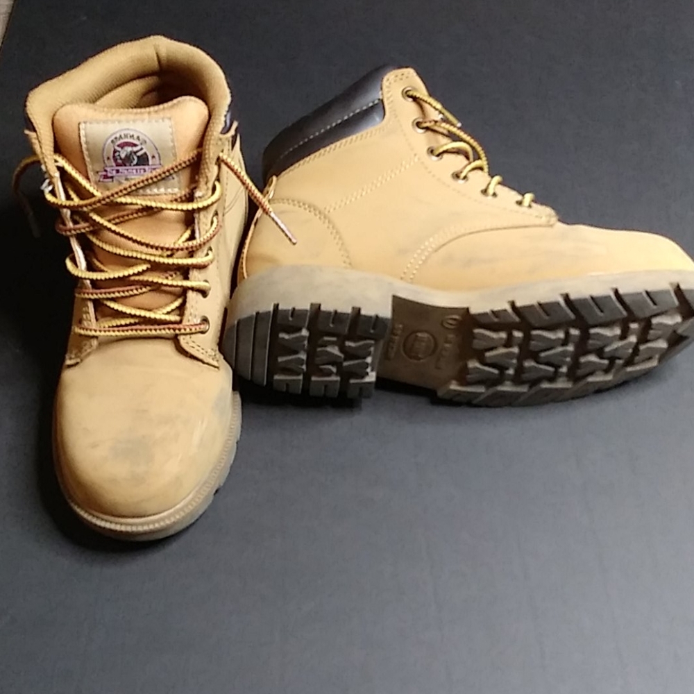 steel-toe boots